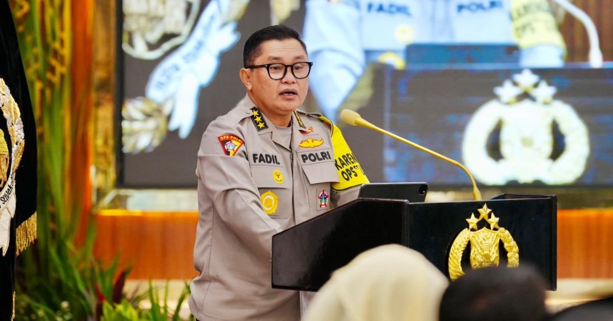 Astamaops Kapolri Komjen Pol Fadil Imran dalam konferensi pers rilis akhir tahun Polri di Gedung Rupatama, Jakarta Selatan, Selasa, 30 Desember 2025 (Dok. Foto: Divhumas Polri)