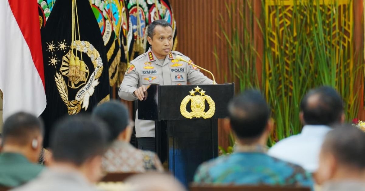 Kabareskrim Polri Komjen Pol Syahardiantono dalam konferensi pers rilis akhir tahun Polri di Gedung Rupatama, Jakarta Selatan, Selasa, 30 Desember 2025 (Dok. Foto: Divhumas Polri)