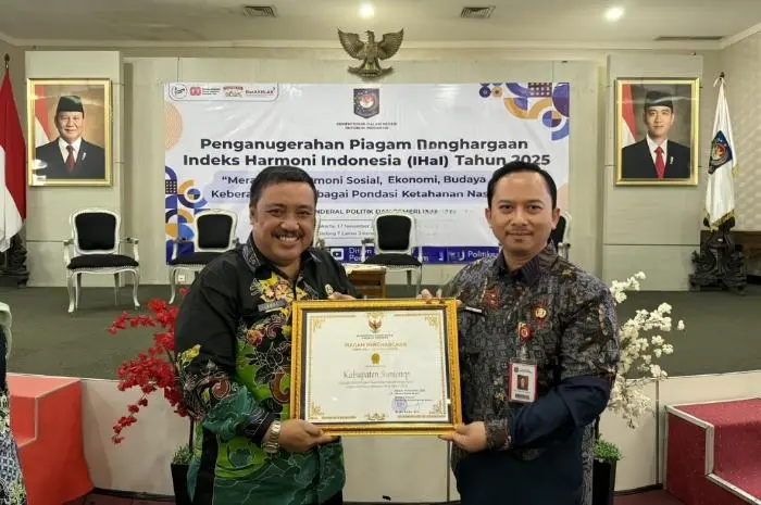 Sumenep Kembali Torehkan Prestasi Nasional, Bakesbangpol Boyong Penghargaan IHaI 2025 dari Kemendagri