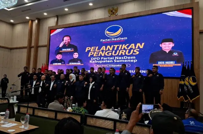 Pengurus DPD Partai NasDem Sumenep Periode 2025-2029 Resmi Dilantik, Akis Jazuli Dorong Gerakan Politik Berbasis Budaya