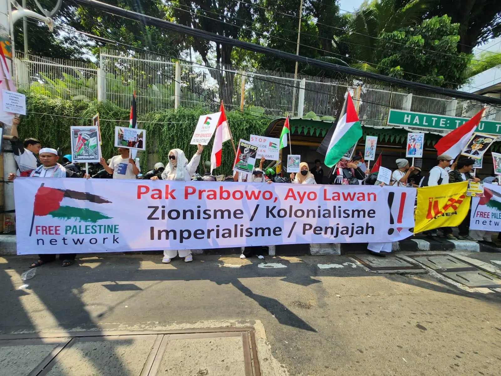 Gelar Aksi Serentak di Momen HUT TNI, Massa FPN Minta Presiden Prabowo Tegas Lawan Zionisme