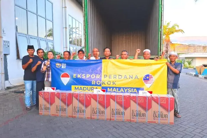 PT ESM Madura Perluas Pasar Global, Ekspor 5 Juta Batang Rokok King Djava Click Blueberry ke Malaysia